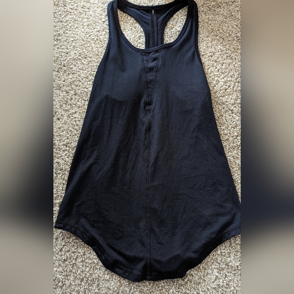 Zyia Black Effortless Tank-long